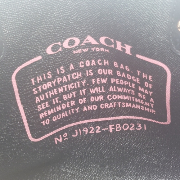 Coach Dancing party mice city tote matching wallet nwt and wallet dusty - Picture 4 of 11